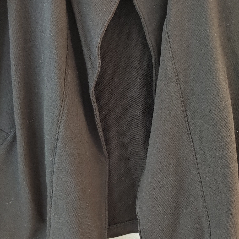 French terry black jacket